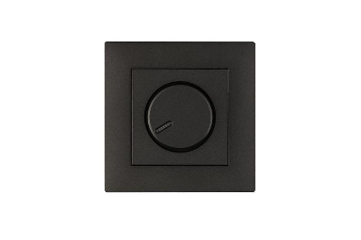 Розетка 1-м Karea RIZZ STAR без заземл. дым. металлик Makel 88050022