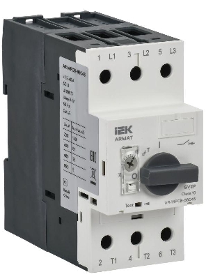 Выключатель автоматический защиты двигателя B6 GV2P 32-45А ARMAT IEK AR-MPCB-B6C45