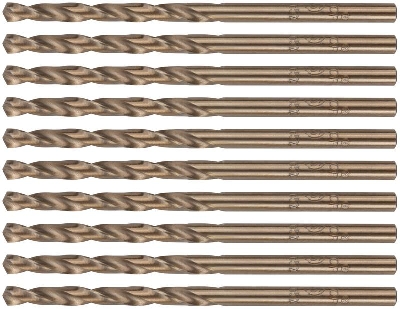 Набор сверл по металлу Profi 3.5х70мм с кобальтом 5проц. (уп.10шт) Cutop 48-35-10