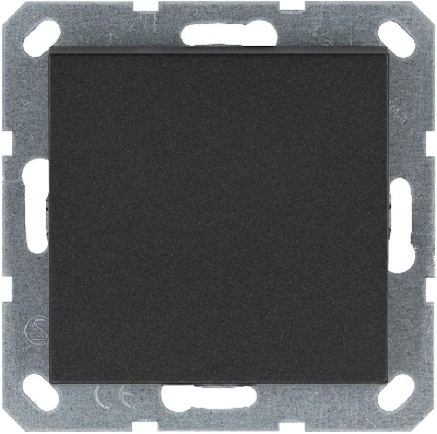 Переключатель проходной 1-кл. 10А IP20 механизм антрацит Jasmart G3012B