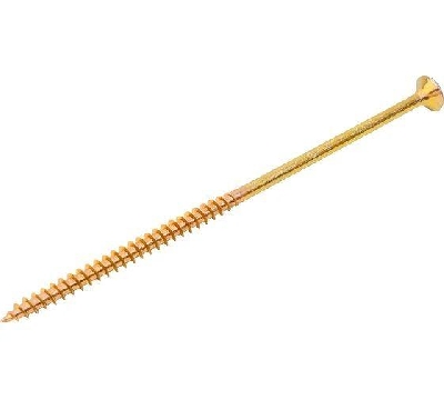 Саморез универсальный острый с потайной головкой 6х150 желт. (уп.100шт) Промрукав PR08.8492