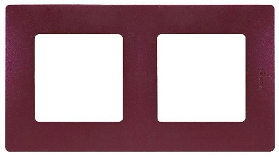Рамка 2-м Etika сливовый IEK 672562