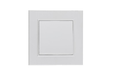 Выключатель 1-клав. Karea LINE STAR жемчуж. Makel 86100001