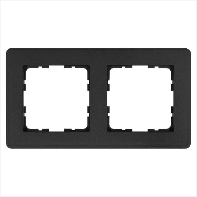 Рамка 2-м G-Flex антрацит Jasmart G1102B