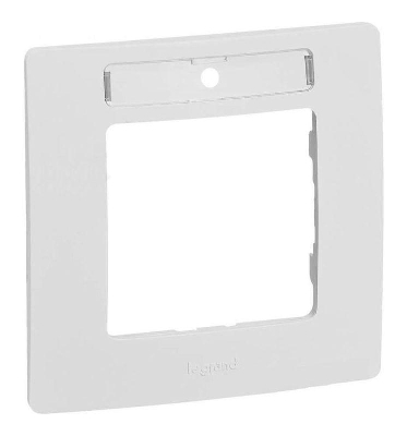 Рамка 1-м Etika с держателем для маркировки бел. IEK 672506