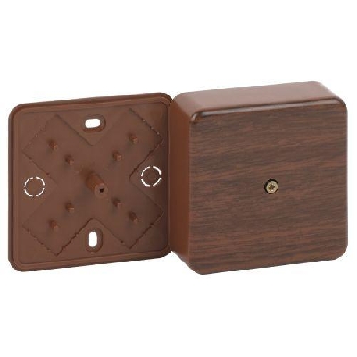 Коробка распаячная 50х50х20мм без клеммы IP40 дуб BS-O-50-50-20 Эра Б0058703