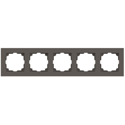Рамка 5-м СП Accent 6-505-09 титан Intro Б0063739