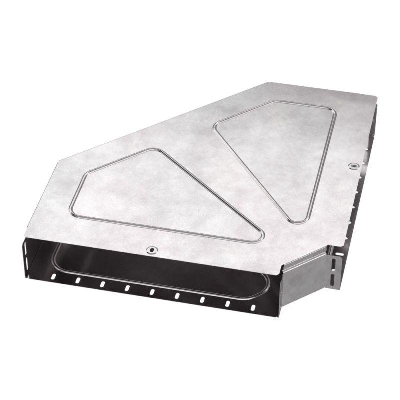 Угол для лотка горизонтальный 90град. 500х100 Стандарт с крышкой Промрукав PR16.0627