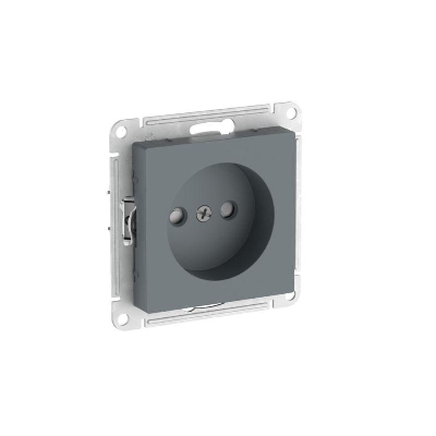 Розетка AtlasDesign 16А без заземл. защ. шторки быстрозажим. клем. механизм грифель SE ATN000749S