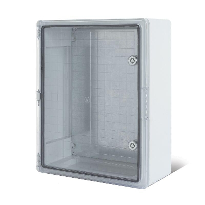 Корпус пластиковый ЩМПп 350х250х150 ABS УХЛ1 IP65 с прозр. дверцей и монтажной панелью Rexant 11-0411