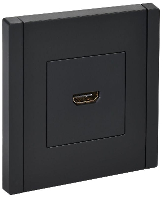 Розетка HDMI FORTE&PIANO FP140 черн. IEK FP-H10-K02