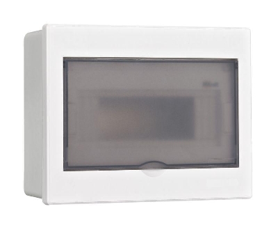 Корпус встраиваемый дв. 1 ряд 9 мод. IP41 ЩРВ-П пласт. прозр. DEKraft 31052DEK