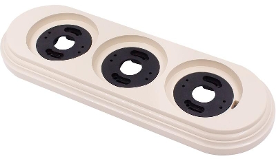 Рамка 3-м пластик песочн. зол. Bironi BF1-630-24