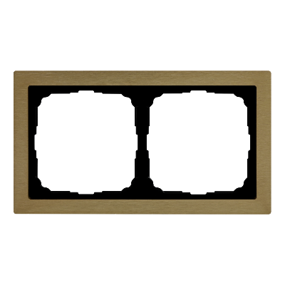 Рамка 2-м ArtGallery Pure метал. латунь SE GAL312202