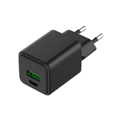 Устройство зарядное сетевое с двумя портами USB-A и USB-C 30Вт GaN Rexant 18-2204