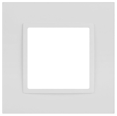 Рамка 1-м Elegance 14-5011-01М Classic для розеток и выключателей матов. бел. Эра Б0065822