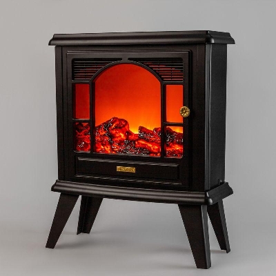 Камин светодиодный "Гранд Шале" с эффектом живого огня 45х18х56см работает от батареек 3хС (в комплект не входят) или от USB (в комплекте) черн. Neon-Night 511-024