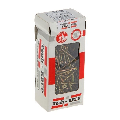 Саморез универсальный 45х4.0мм желт. (уп.200шт) Tech-Krep/Zitar 102246