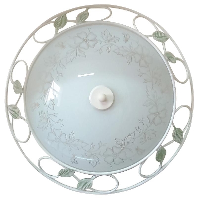 Светильник "Лара" 400 НПБ 01-3х60-162 корпус "Флора" ИУ глянцевый бел. Элетех 1005205870