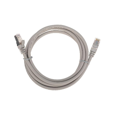 Патч-корд F/UTP кат.6 RJ45-RJ45 26AWG LSZH 2м сер. Rexant 02-0210-2