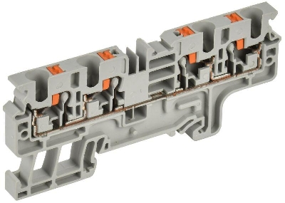Колодка клеммная CP-MC 4 вывода 4кв.мм сер. IEK YCT22-00-4-K03-004