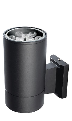 Светильник светодиодный архитектурный PWL-200110/30D 1х9Вт 6500К BL IP65 фасадный исполнение односторон. черн. Pro JazzWay 2857965B