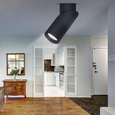 Светильник OL18 BK MR16/GU10 настенно-потолочный спот черн. ЭРА Б0054385