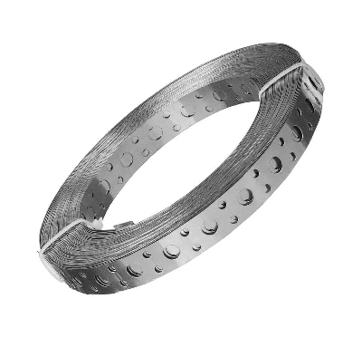 Лента перфорированная прямая 12х0.7 цинк 25м Zitar 141978