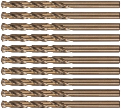 Набор сверл по металлу Profi 6х93мм с кобальтом 5проц. (уп.10шт) Cutop 48-60-10