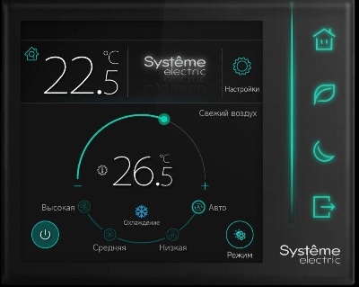 Контроллер комнатный Comf СЖКЭ датчик присут. 2хRS-485 Modbus ~220В SE RCFCP