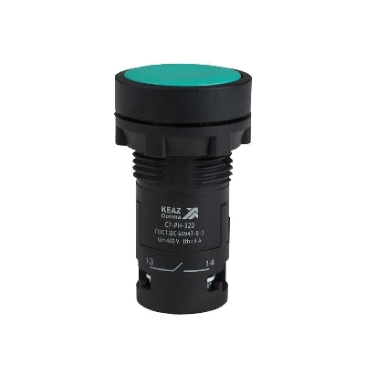 Кнопка с фиксацией OptiSignal Compact D22 С7-PH-320 зел. 2НО XB7NH33 КЭАЗ 362080